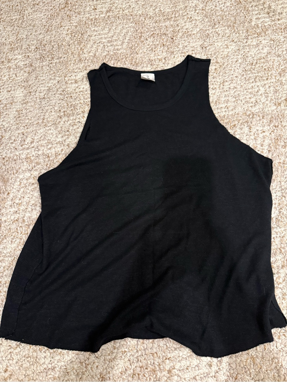 We The Free Black Crew Neck Tank